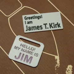 OpenSCAD Customizable Name Tag