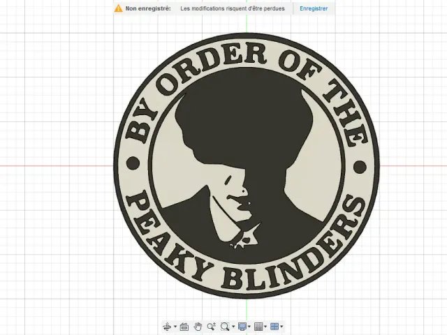 plaque "par ordre des peacky blinders