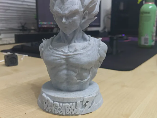 Vegeta Bust with Base