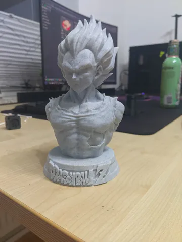 Vegeta Bust with Base