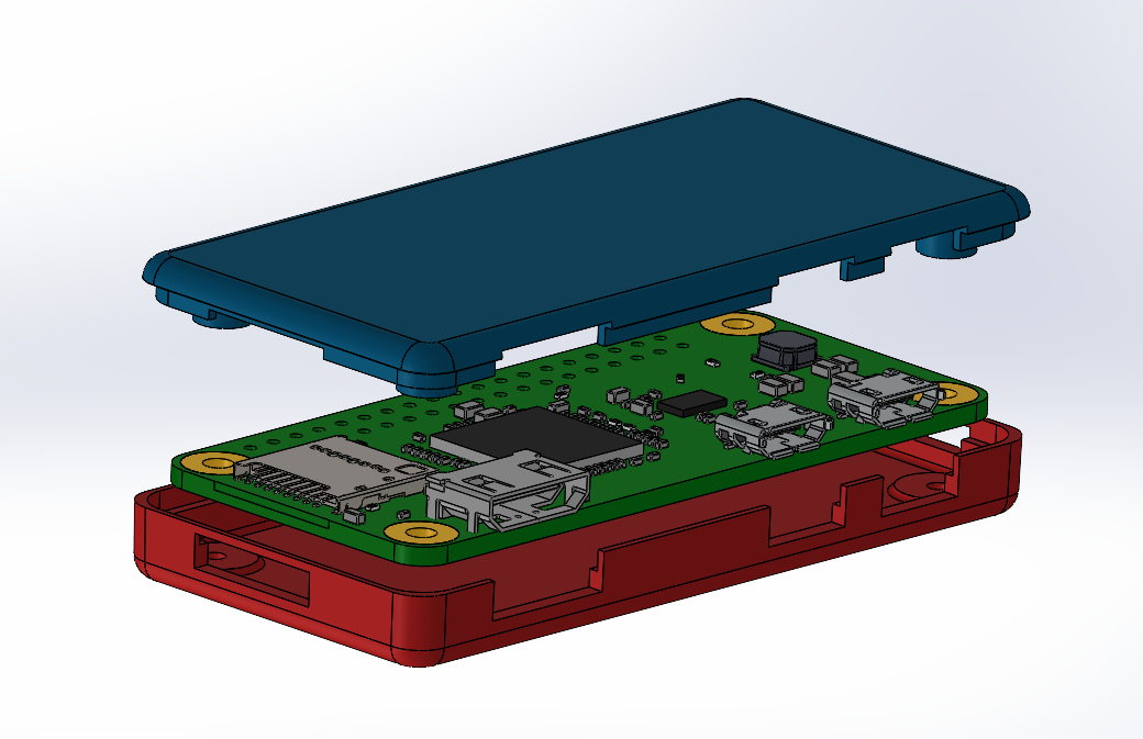 Slim Raspberry Pi Zero Case