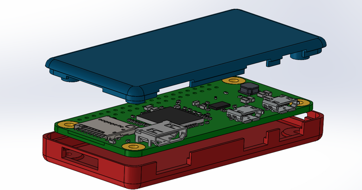 Slim Raspberry Pi Zero Case by bnneo | Download free STL model ...