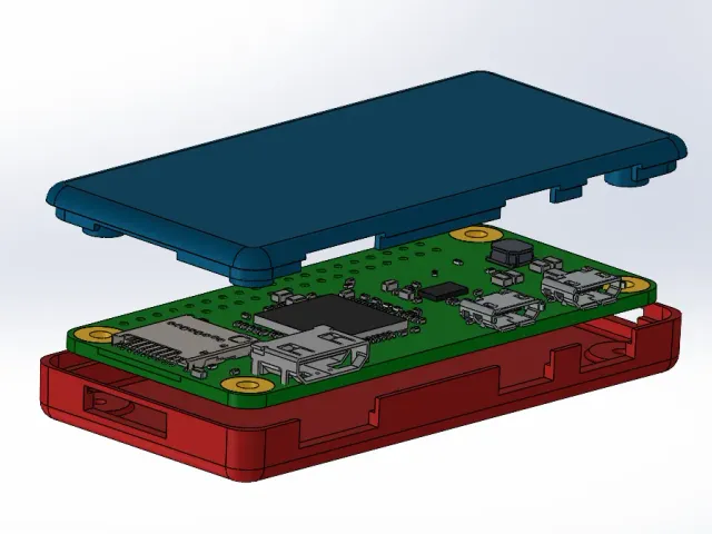 Slim Raspberry Pi Zero Case
