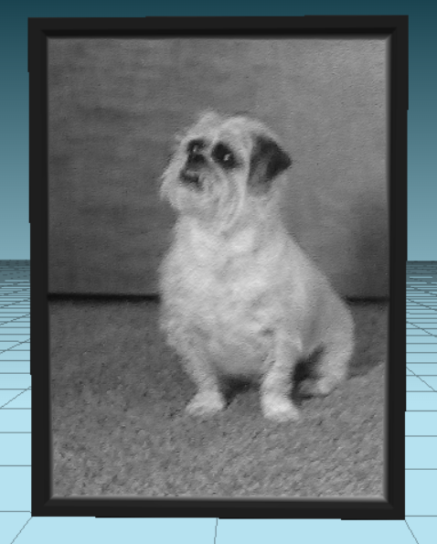 My Ugly Dog Lithophane