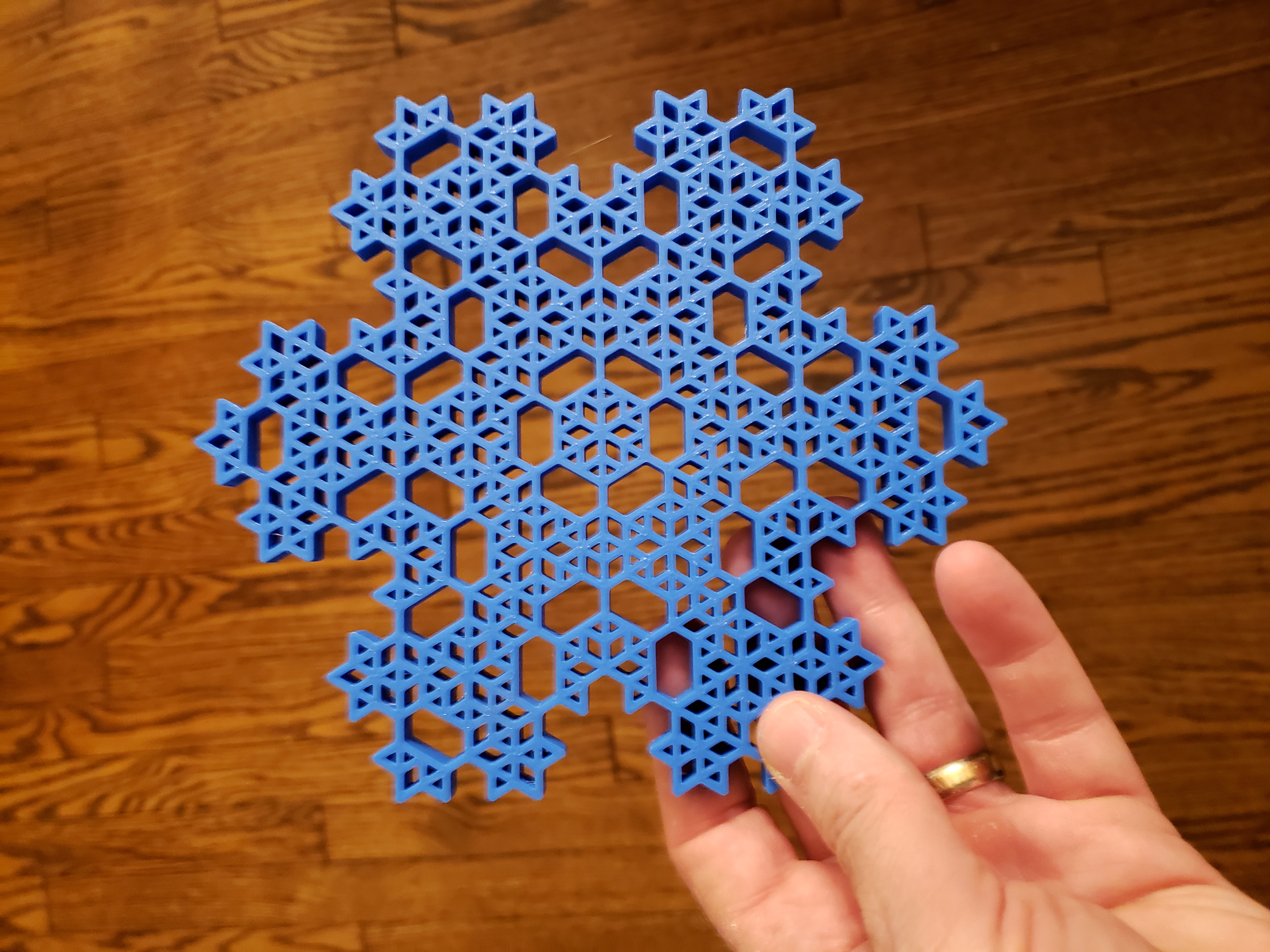 Recursive Snowflake (Openscad) — miniatura 2