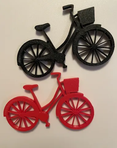 Bicycle Silhouette Magnet