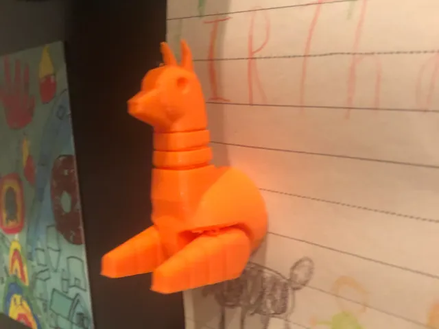 Alpaca Magnet with Moveable Legs