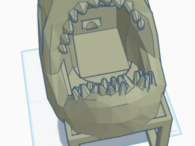 shark couch drink and stuff holder