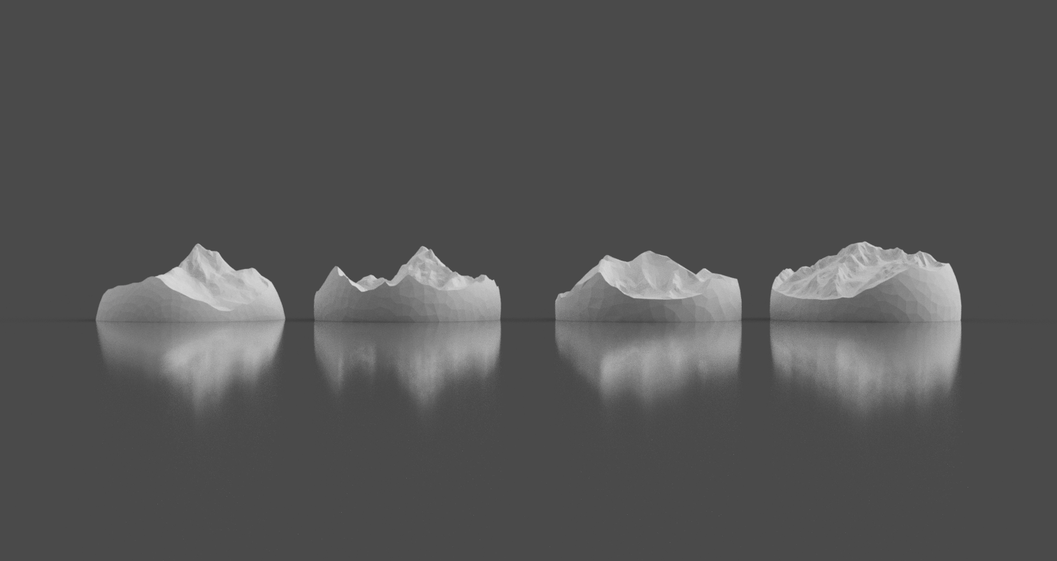 Mini Mountain Magnets