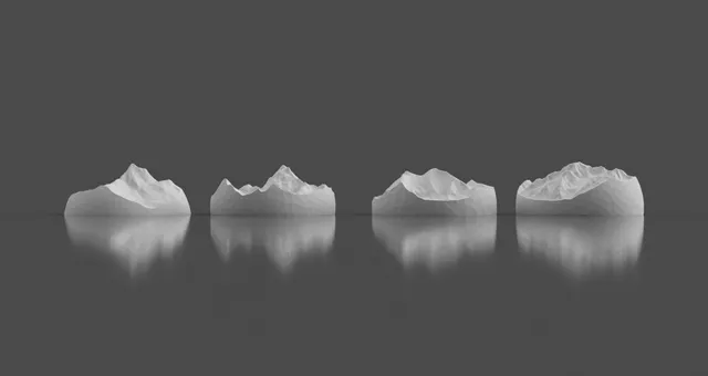 Mini Mountain Magnets