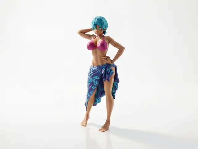 Bikini Babe Female Figure Statue 3D Printable