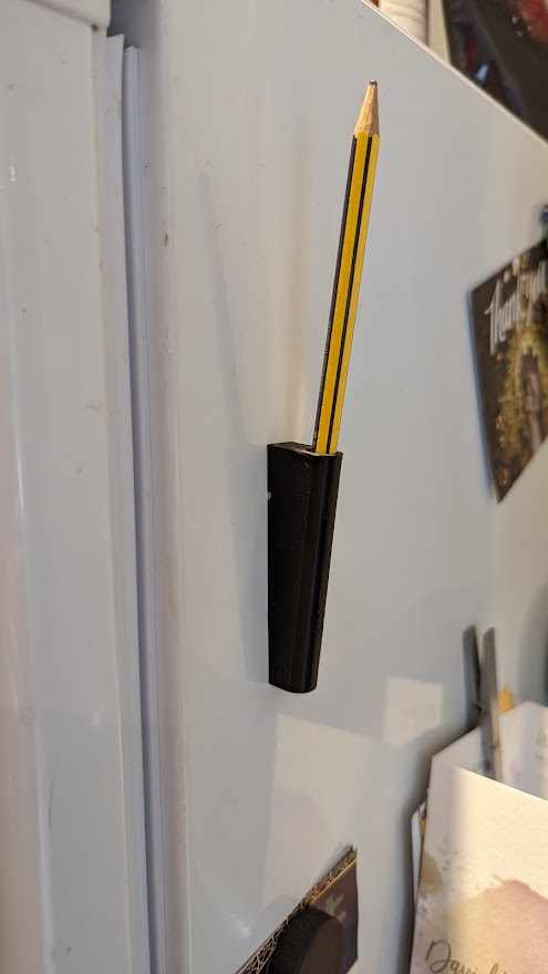 Simple Fridge Pencil Holder