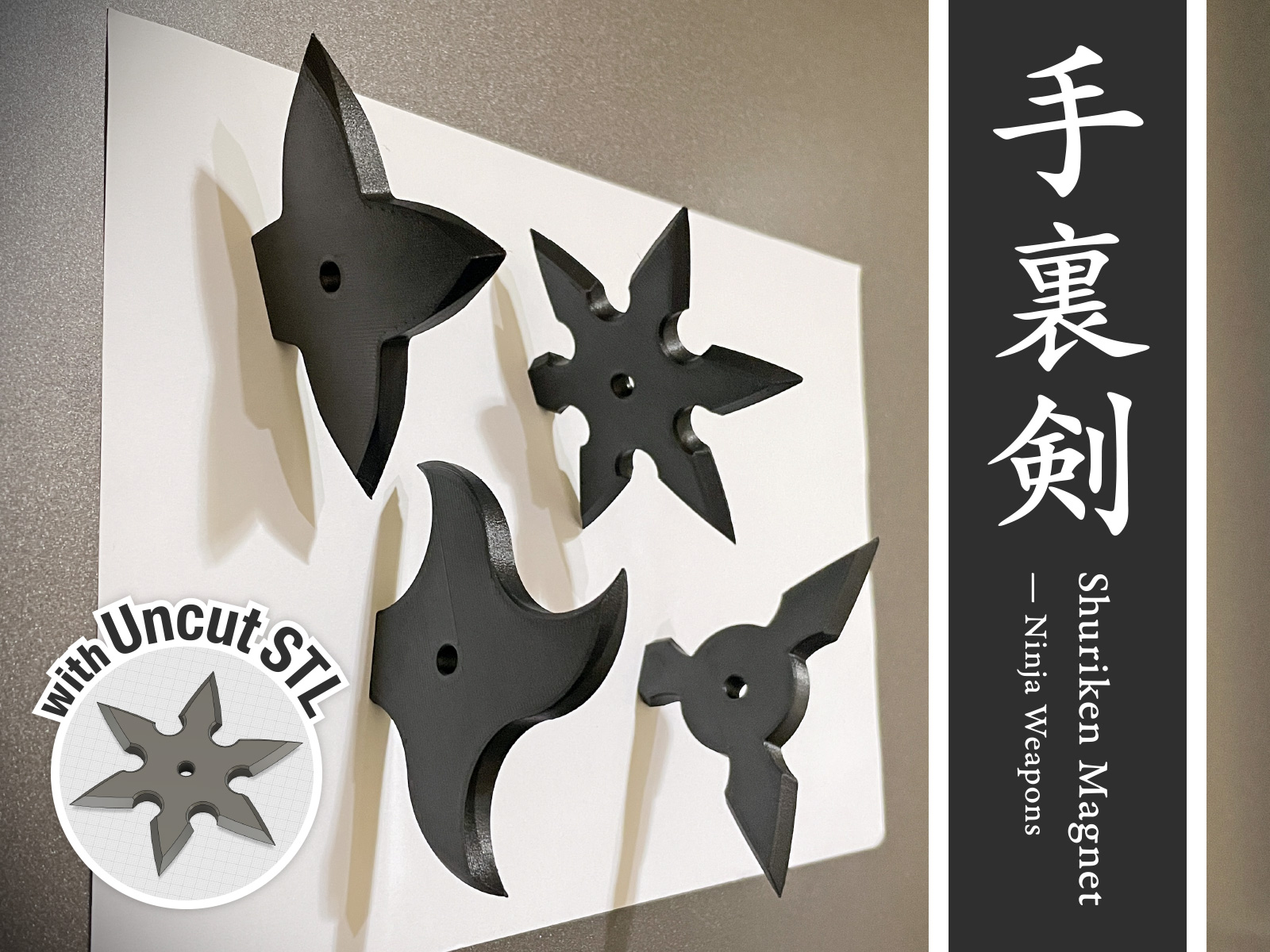 Shuriken Magnet — Ninja Weapons