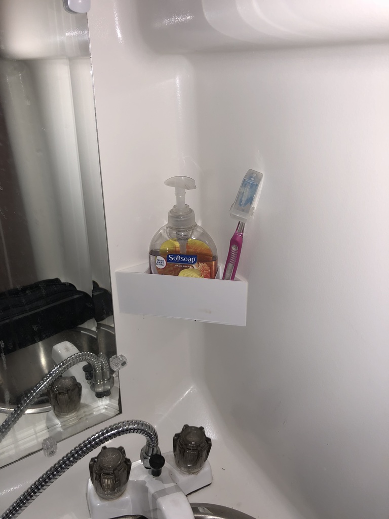 Soft Soap Holder for RV Bathroom by Leapnlarry Download free STL