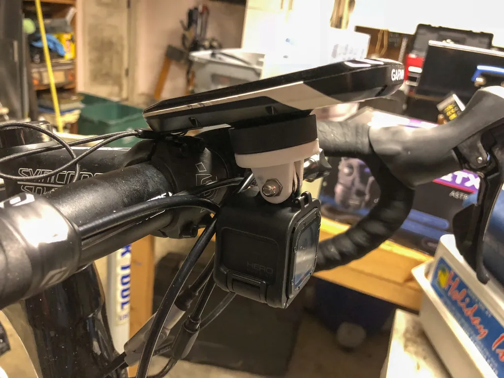 Garmin Bike Computer GoPro Mount by Leapnlarry | Download free STL ...