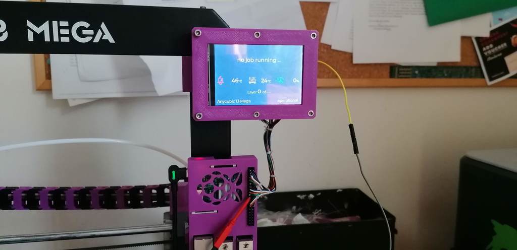 RPi 3.5" Touchscreen Case for Anycubic I3 Mega