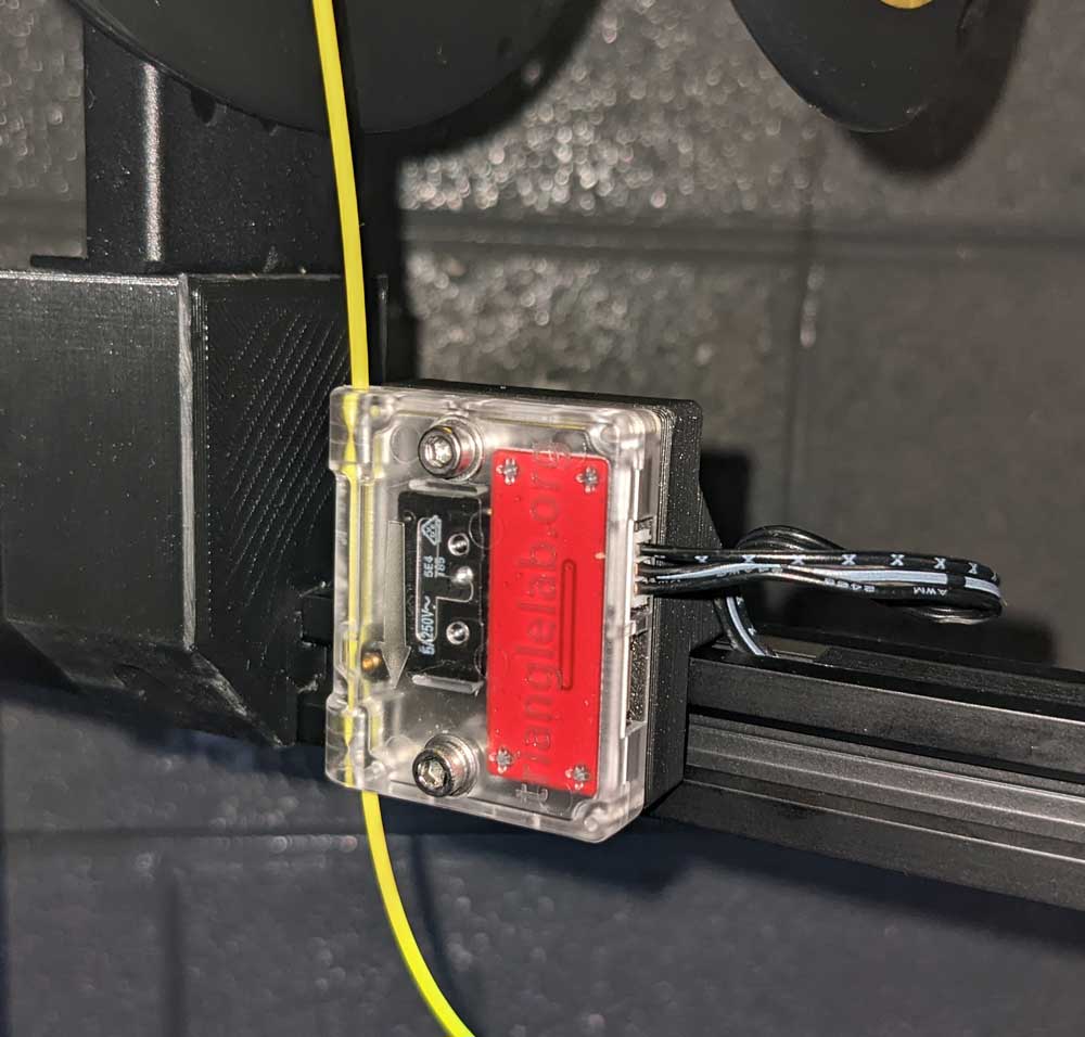 Triangle Labs Filament Runout Sensor Mount For Ender 3