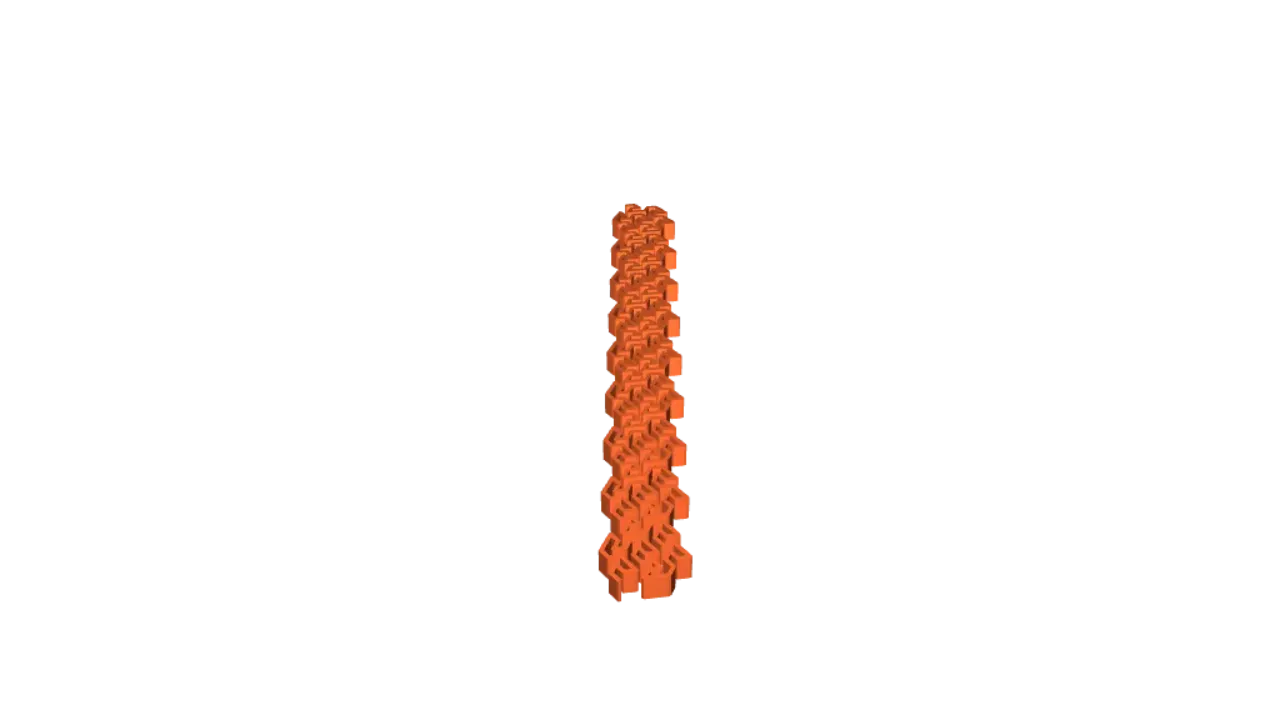 Gosper Spring (Openscad) by Openscaddad | Download free STL model ...