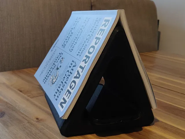 Trook - Triangular book holder