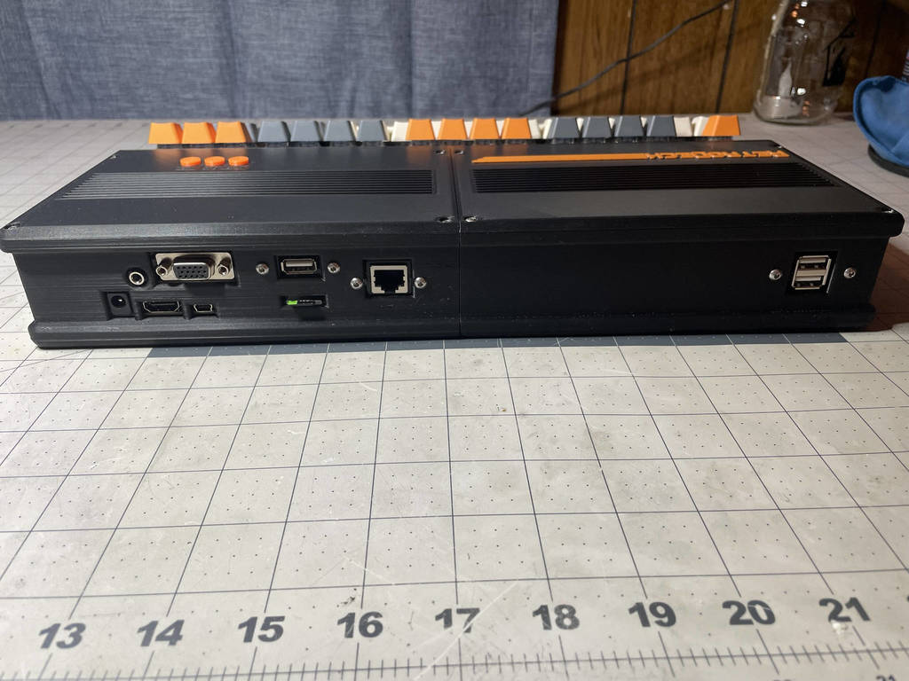 RetroDeck - Raspberry Pi 3 and MiSTer wedge style computer case by ...