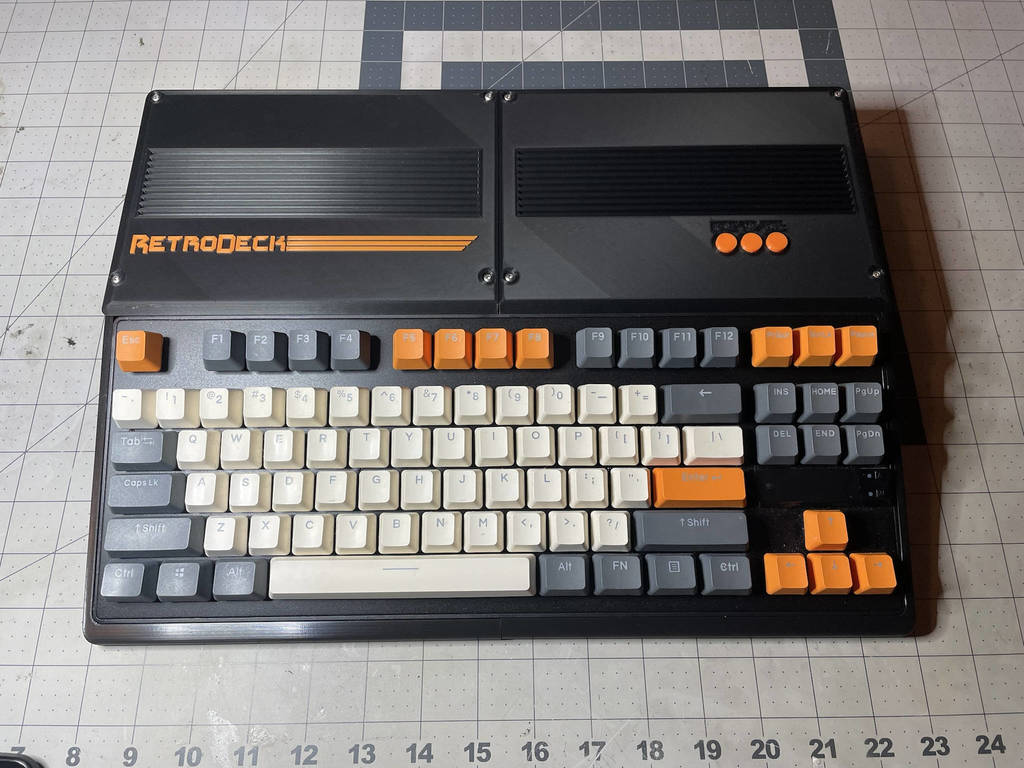 RetroDeck - Raspberry Pi 3 and MiSTer wedge style computer case by ...