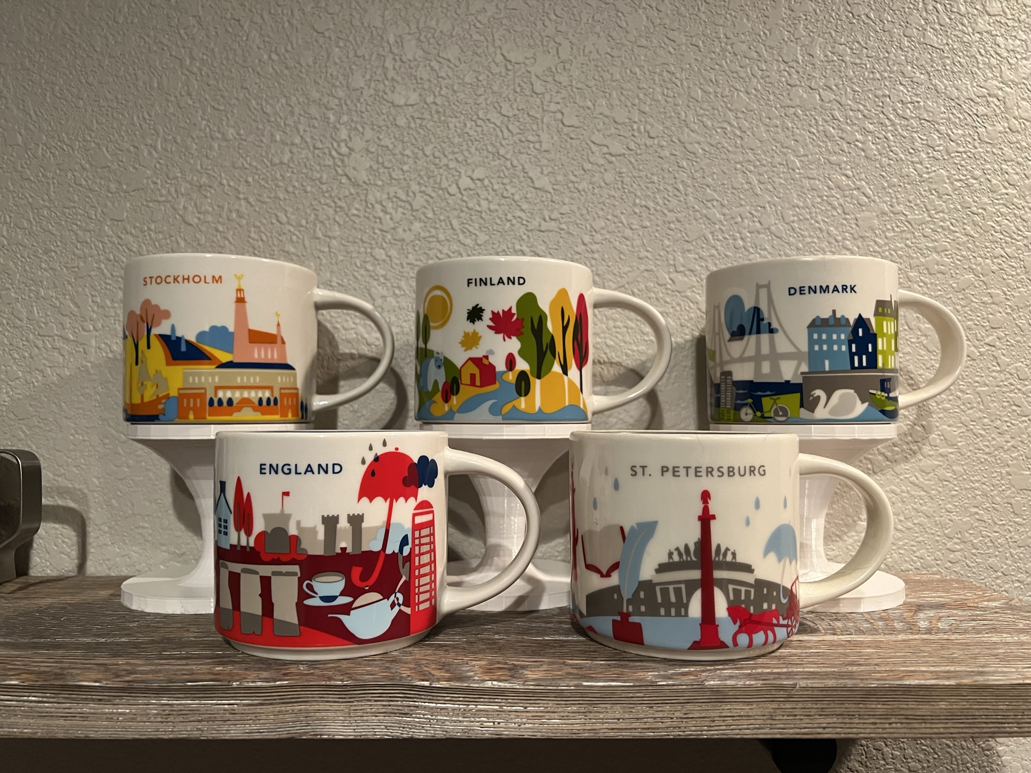Mug Holder / Stand / Shelf for displaying Starbucks or other mugs