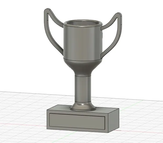 Blank Trophy for Remixing (including .obj)