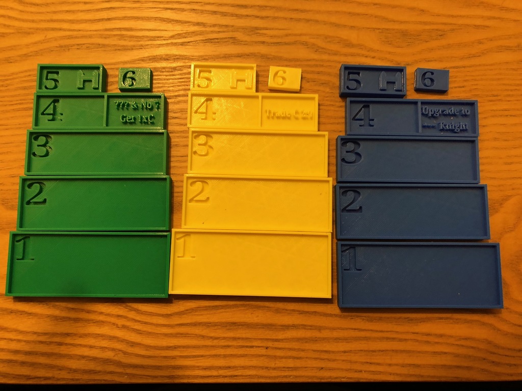 Catan: Cities &amp; Knights Improvement Tracker by apthebold | Download ...