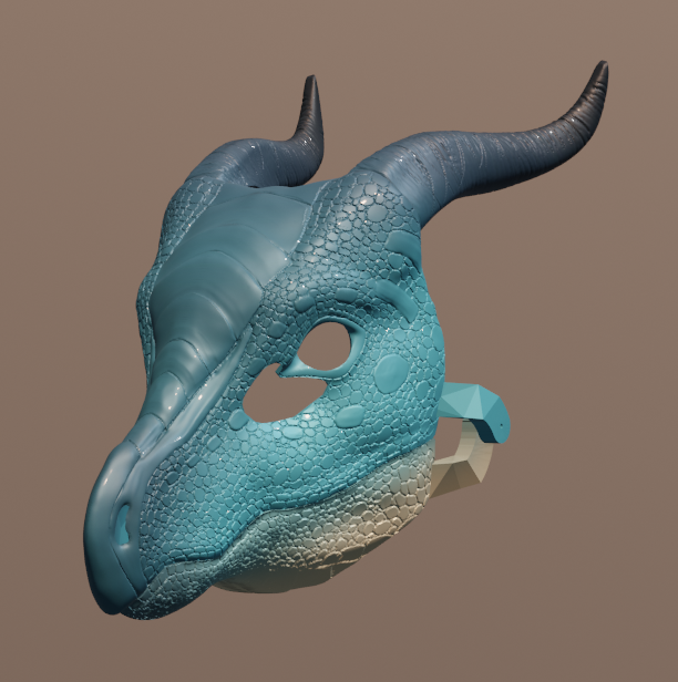 Seawing dragon mask