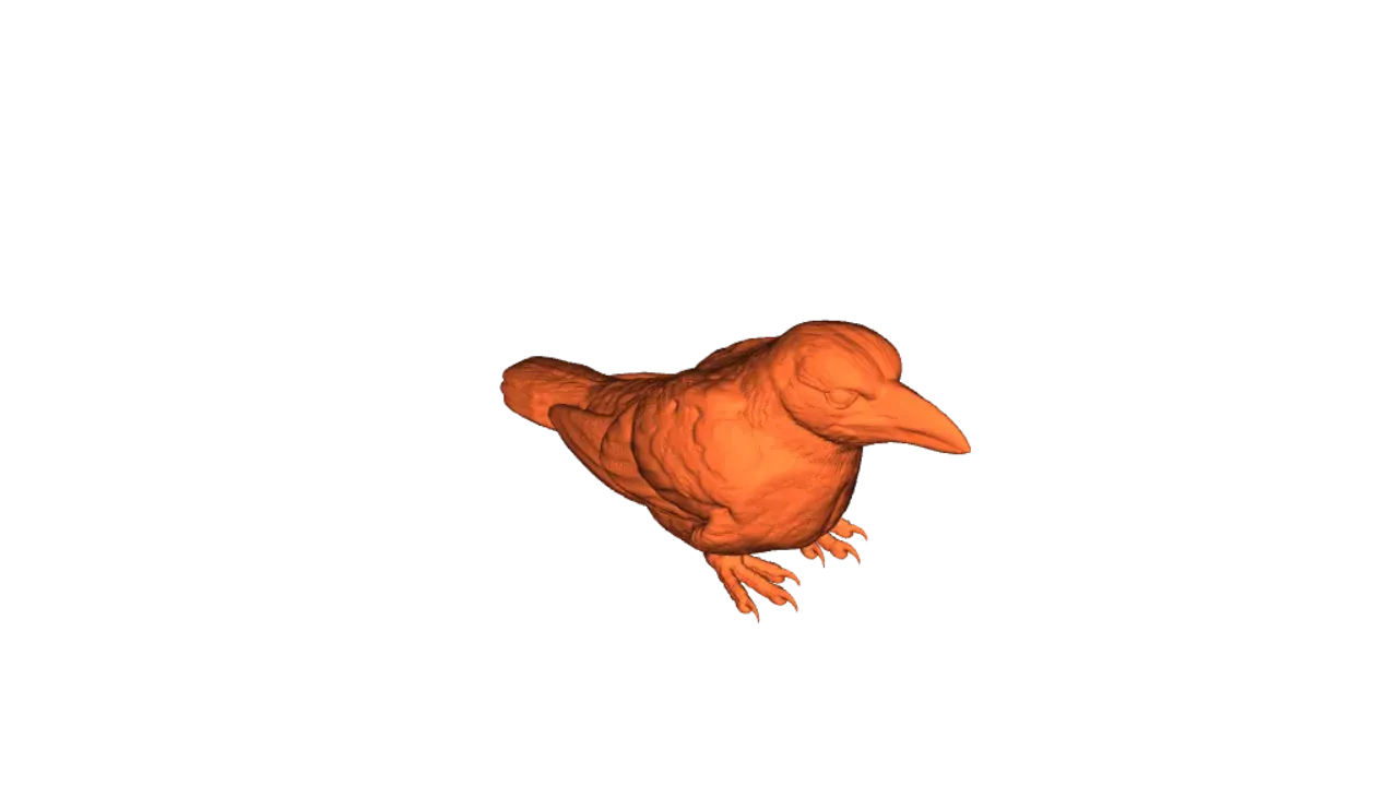 Sitting Crow by DragonArtist15 | Download free STL model | Printables.com