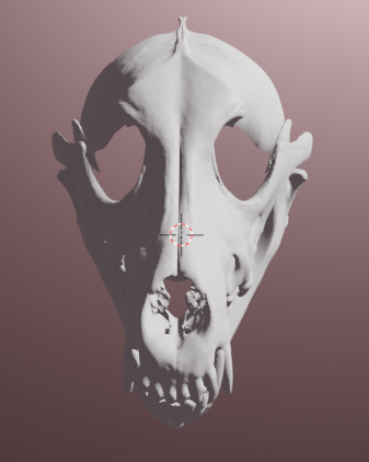 Miniatura 5 do modelo 3D Grey wolf skull mask