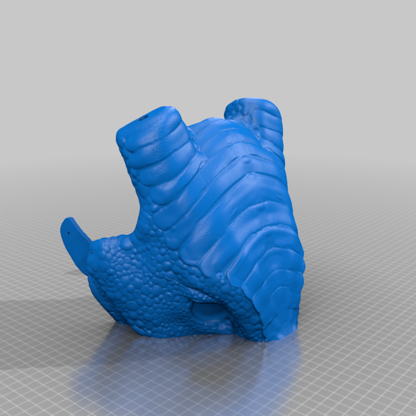 Sandwing Dragon Mask by DragonArtist15 | Download free STL model ...