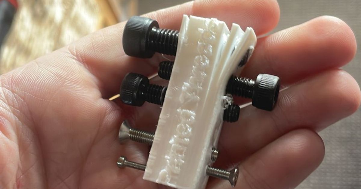 3D Printer Thread Tester Metric by Sout13 Download free STL model