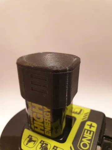 Ryobi battery cover