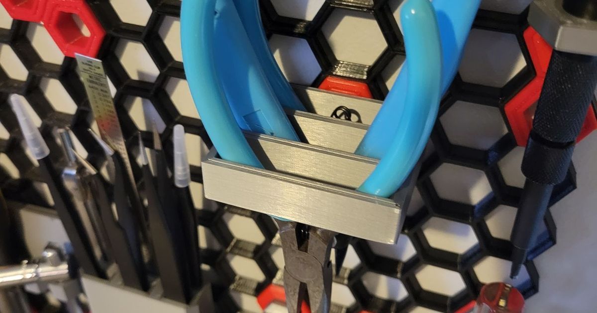 Wall plier holder by 3D Endeavors Download free STL model