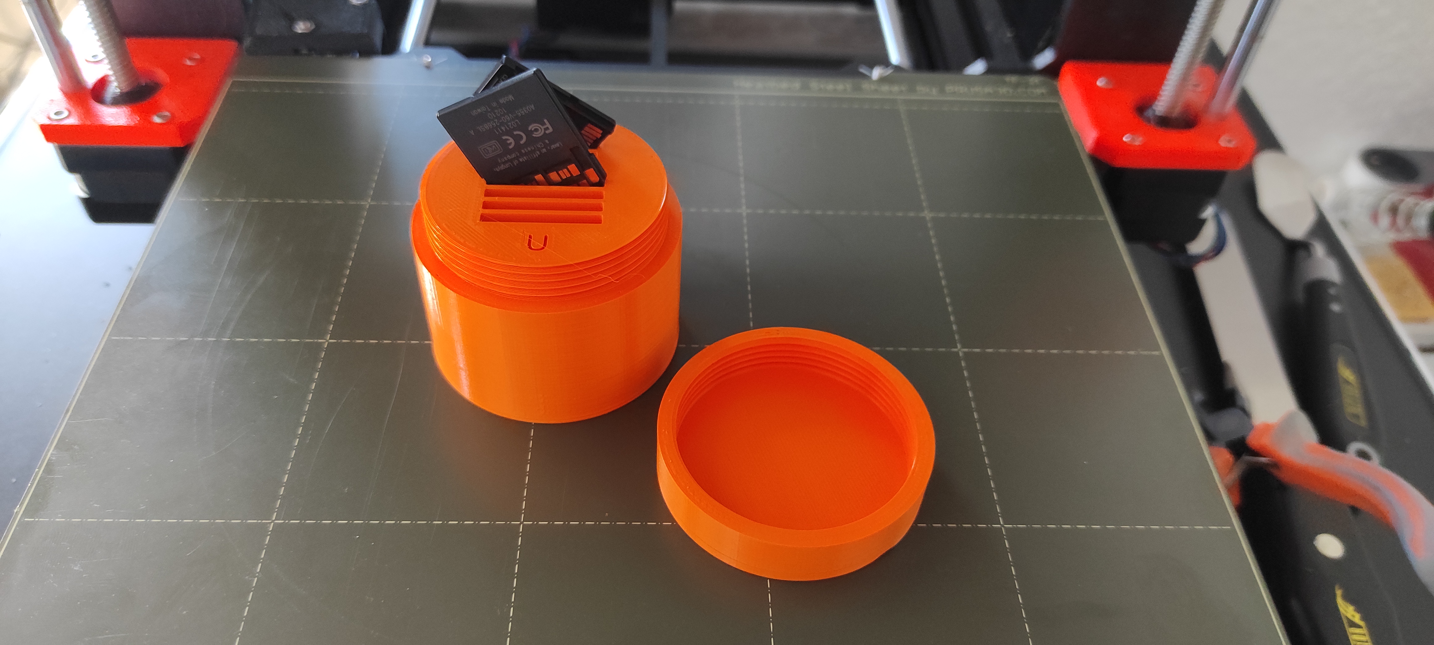 Memory card box SD CF type A CF type B Compact flash stackable