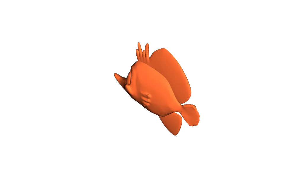 Cartoon Square Fish by ephdisc | Download free STL model | Printables.com