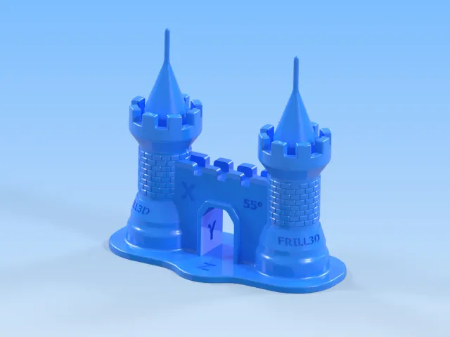 FRILL3D Castle (Test Print)