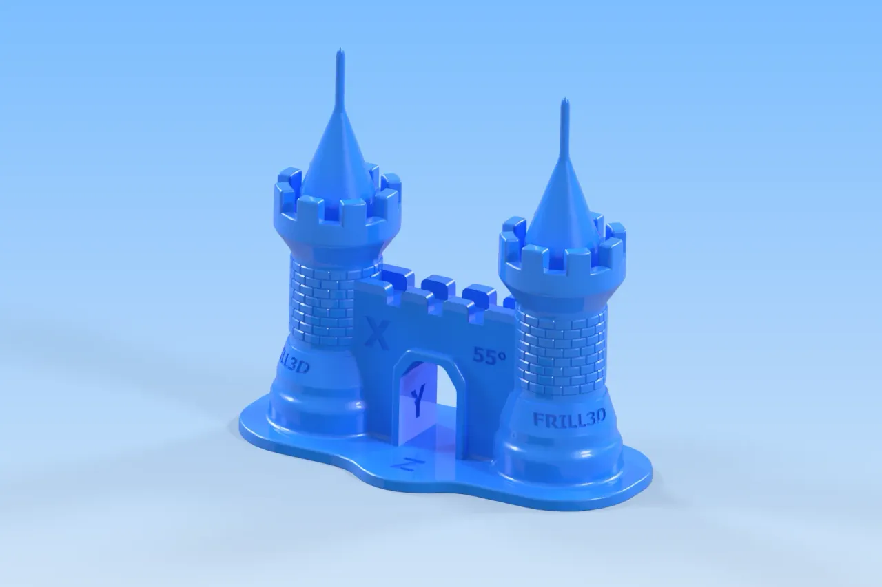 FRILL3D Castle (Test Print) by FRILL3D Designs | Download free STL ...