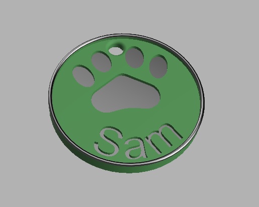 Pet Name Tag by 3dCreateSomething | Download free STL model ...