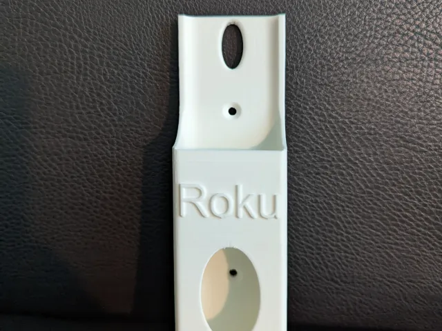 Hangable Roku remote holder