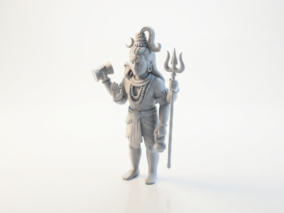 Shiva Hindu God Figurine Fantasy 3D Printable