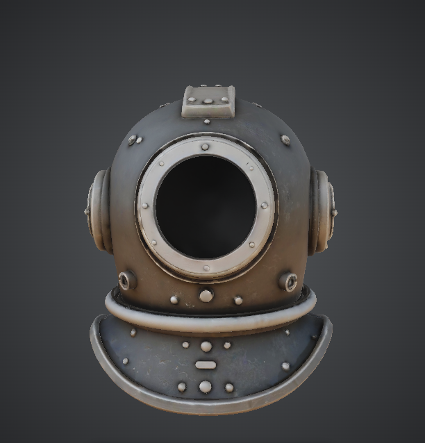 Vintage Deep Sea Diving Helmet