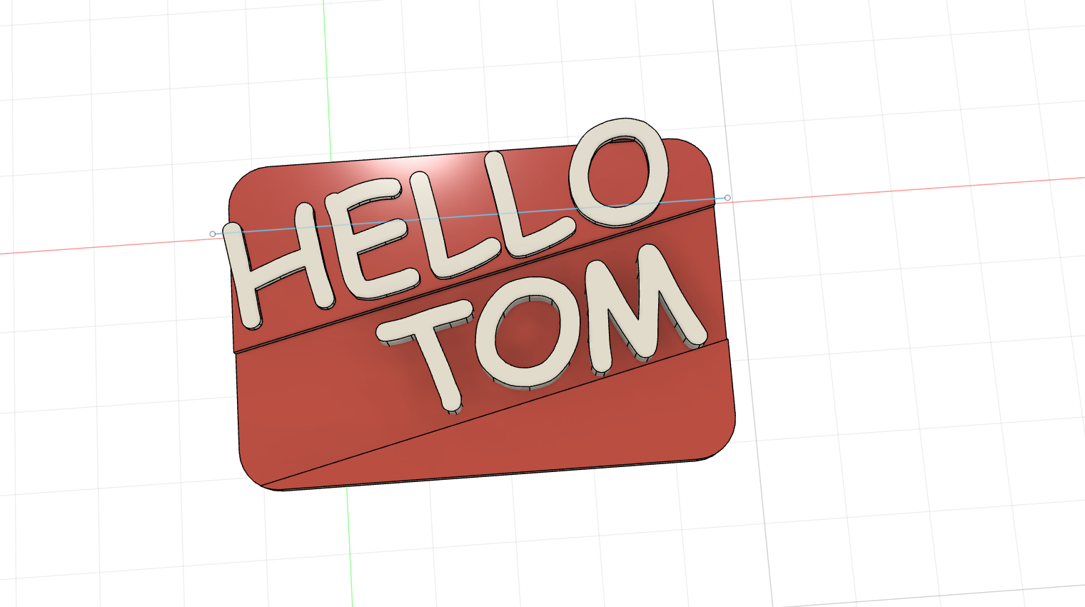 Hello nametag