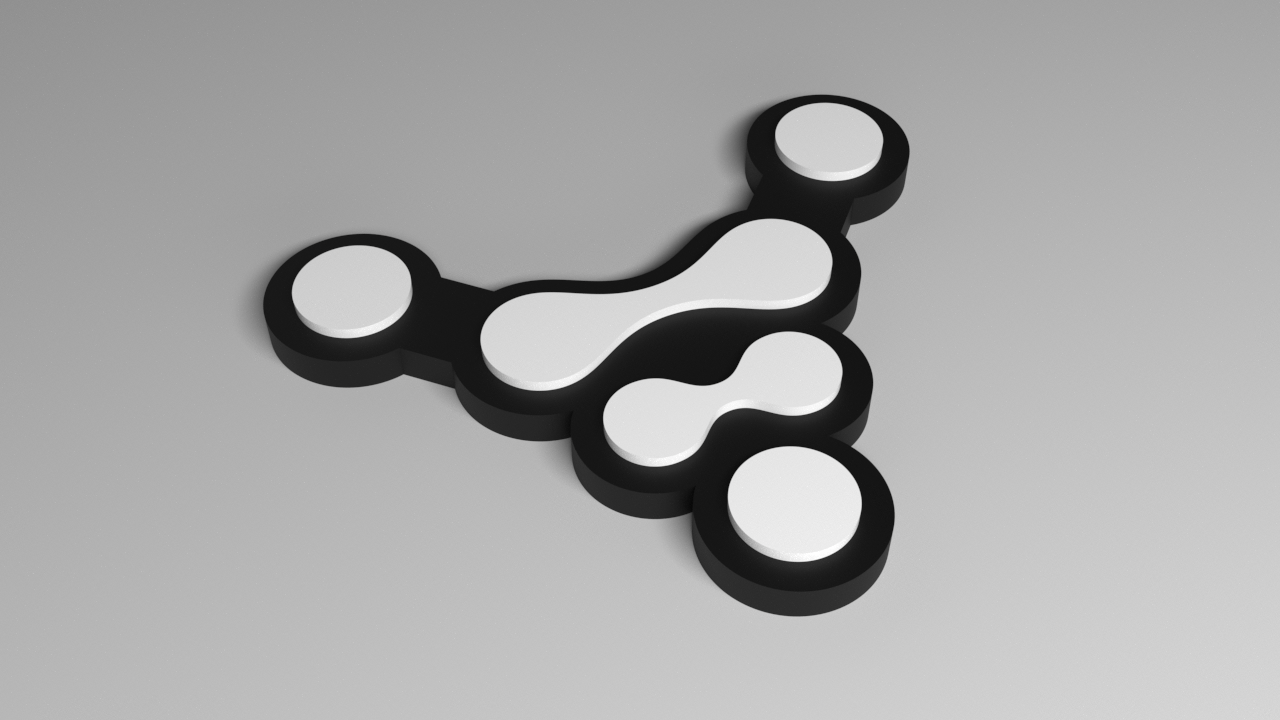 Relativity Space Fridge Magnet - Contoured Logo