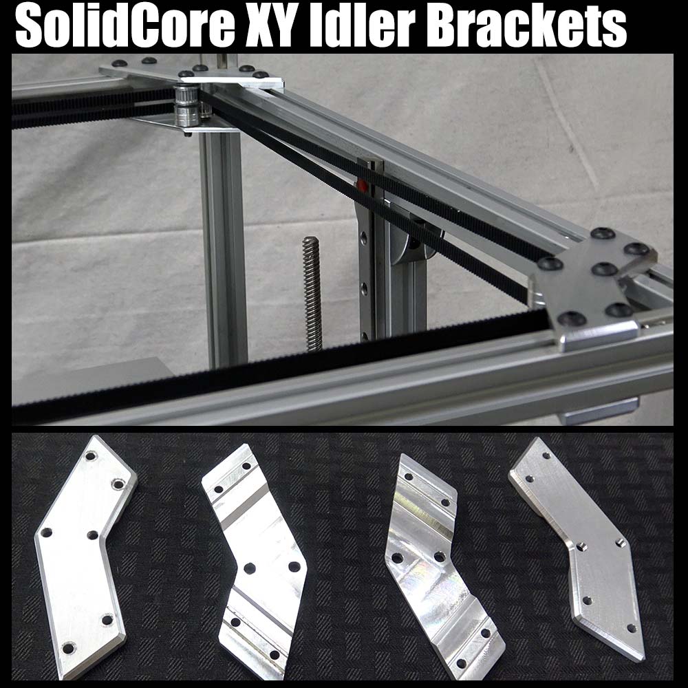 SolidCore 3D Printer XYIdler Pulley Bracket Mount by Shane Hooper