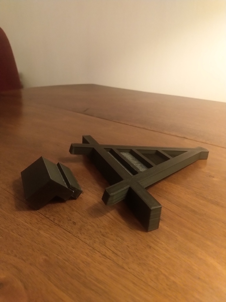 Miniatura 3 do modelo 3D Postcard Stand