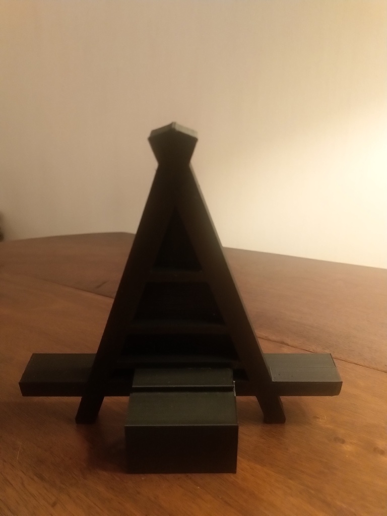 Miniatura 5 do modelo 3D Postcard Stand
