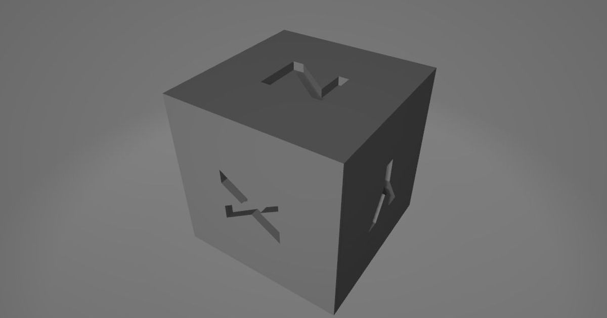 XYZ Calibration Cube 20mm / Prusa / Ender / Creality / A8 // PLA