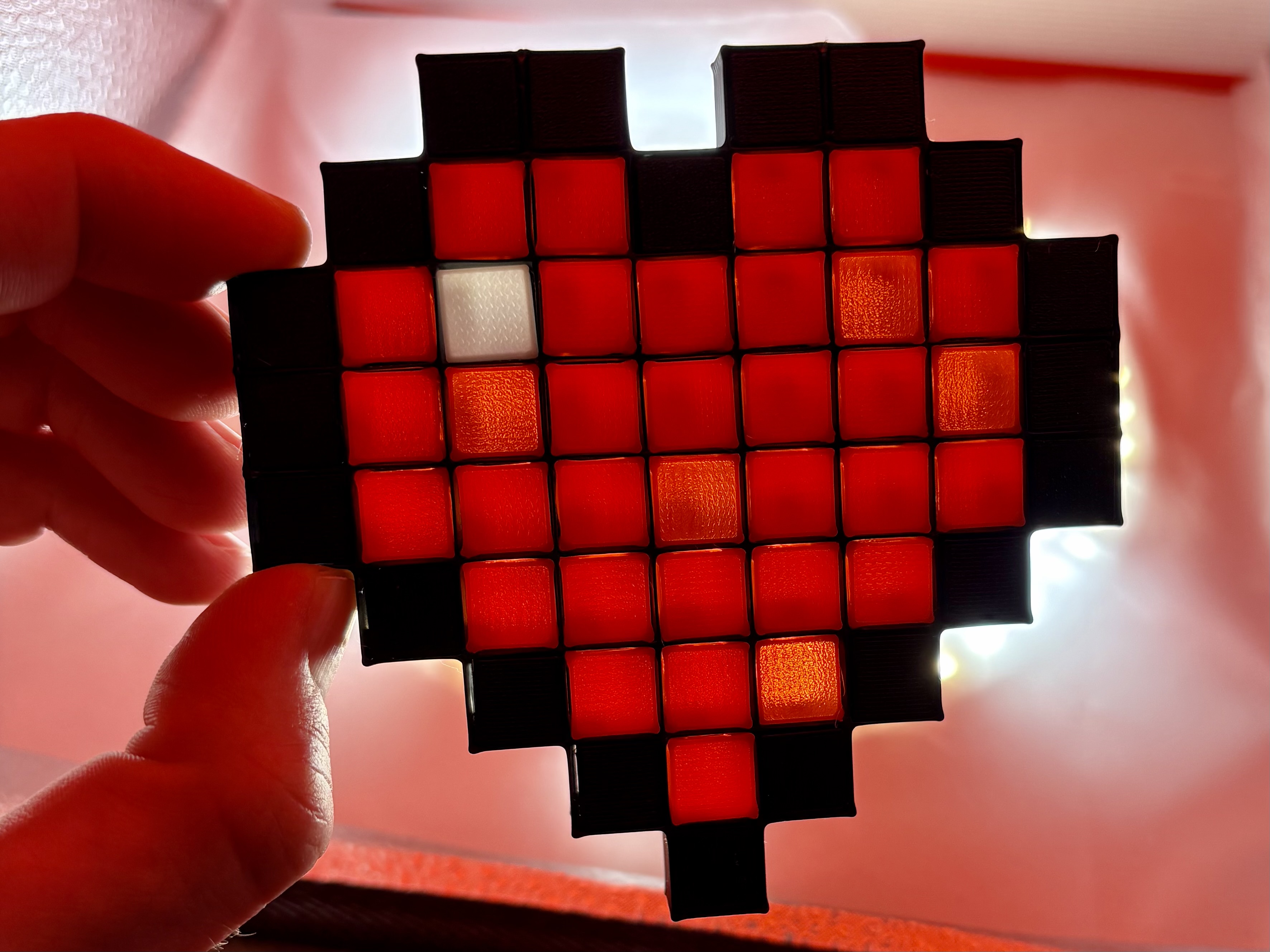 Minecraft Pixel Heart Kit
